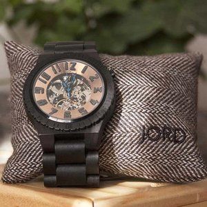 JORD Wood Watch - DOVER EBONY & COPPER